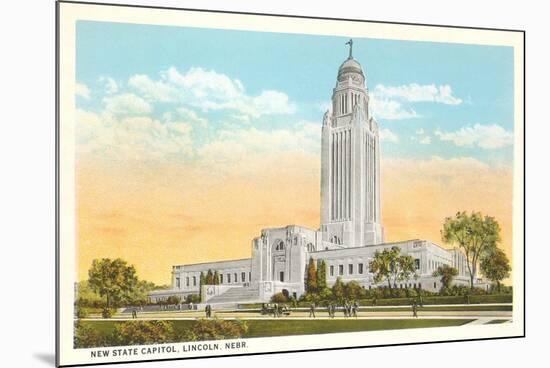 State Capitol, Lincoln, Nebraska-null-Mounted Premium Giclee Print