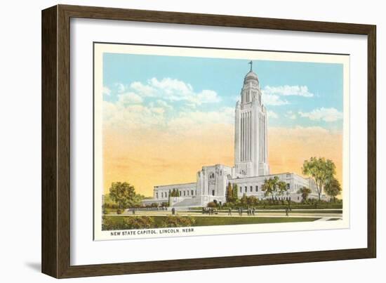 State Capitol, Lincoln, Nebraska-null-Framed Art Print