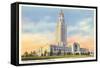 State Capitol, Lincoln, Nebraska-null-Framed Stretched Canvas