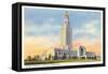 State Capitol, Lincoln, Nebraska-null-Framed Stretched Canvas