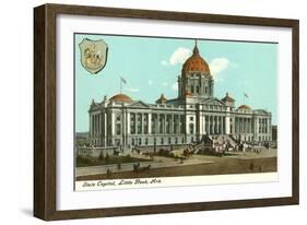 State Capitol, Little Rock, Arkansas-null-Framed Art Print