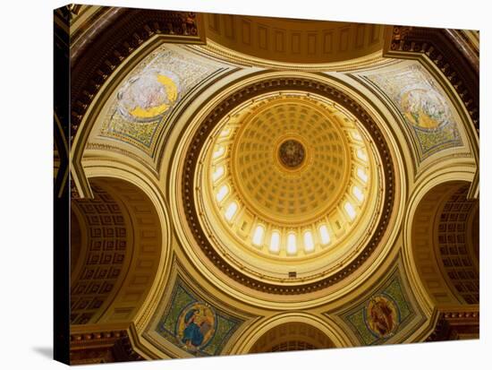 State Capitol, Madison, Wisconsin, USA-null-Stretched Canvas