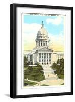 State Capitol, Madison, Wisconsin-null-Framed Art Print