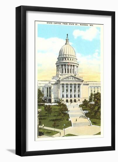 State Capitol, Madison, Wisconsin-null-Framed Art Print