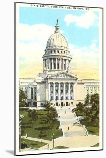 State Capitol, Madison, Wisconsin-null-Mounted Art Print