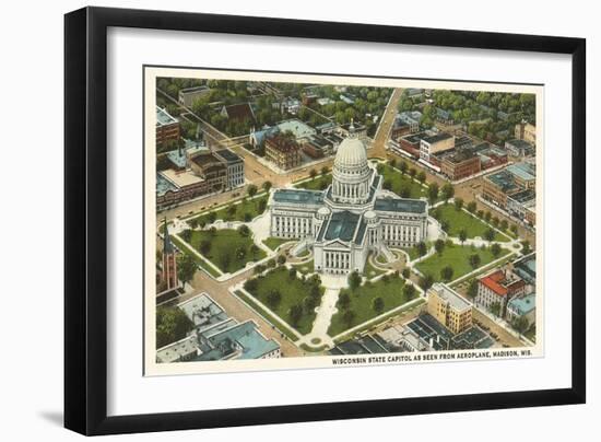 State Capitol, Madison, Wisconsin-null-Framed Art Print