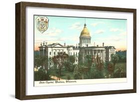 State Capitol, Madison, Wisconsin-null-Framed Art Print