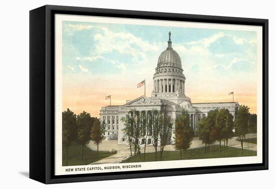 State Capitol, Madison, Wisconsin-null-Framed Stretched Canvas