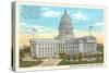 State Capitol, Madison, Wisconsin-null-Stretched Canvas