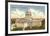 State Capitol, Madison, Wisconsin-null-Framed Art Print