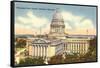 State Capitol, Madison, Wisconsin-null-Framed Stretched Canvas