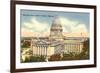 State Capitol, Madison, Wisconsin-null-Framed Premium Giclee Print