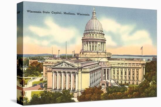 State Capitol, Madison, Wisconsin-null-Stretched Canvas