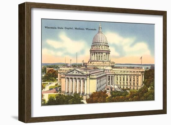 State Capitol, Madison, Wisconsin-null-Framed Art Print