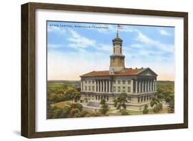 State Capitol, Nashville, Tennessee-null-Framed Art Print