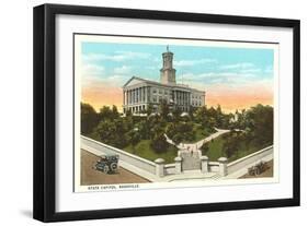 State Capitol, Nashville, Tennessee-null-Framed Art Print