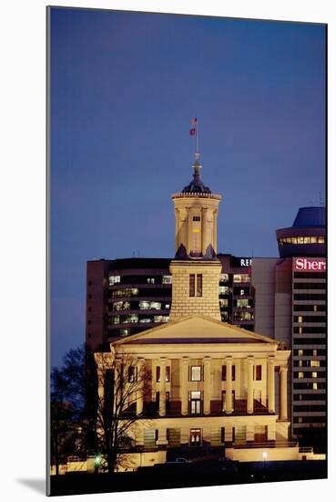 State Capitol of Tennessee, Nashville at Dusk-Joseph Sohm-Mounted Photographic Print