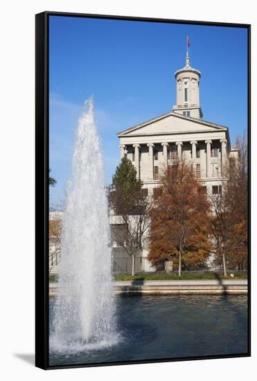 State Capitol of Tennessee, Nashville-Joseph Sohm-Framed Stretched Canvas