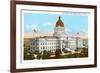 State Capitol, Pierre, South Dakota-null-Framed Premium Giclee Print