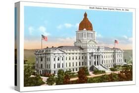 State Capitol, Pierre, South Dakota-null-Stretched Canvas