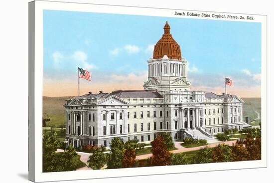 State Capitol, Pierre, South Dakota-null-Stretched Canvas