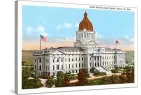 State Capitol, Pierre, South Dakota-null-Stretched Canvas