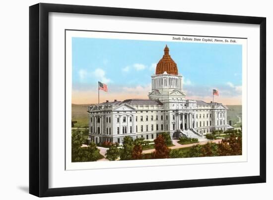 State Capitol, Pierre, South Dakota-null-Framed Art Print