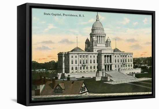 State Capitol, Providence, Rhode Island-null-Framed Stretched Canvas