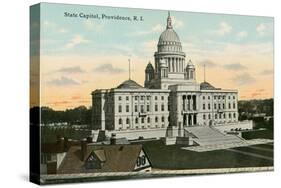 State Capitol, Providence, Rhode Island-null-Stretched Canvas