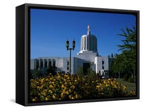 State Capitol, Salem, Oregon, USA-null-Framed Stretched Canvas