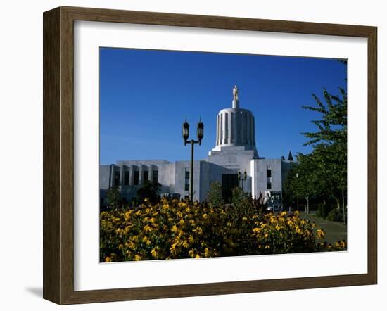 State Capitol, Salem, Oregon, USA-null-Framed Photographic Print