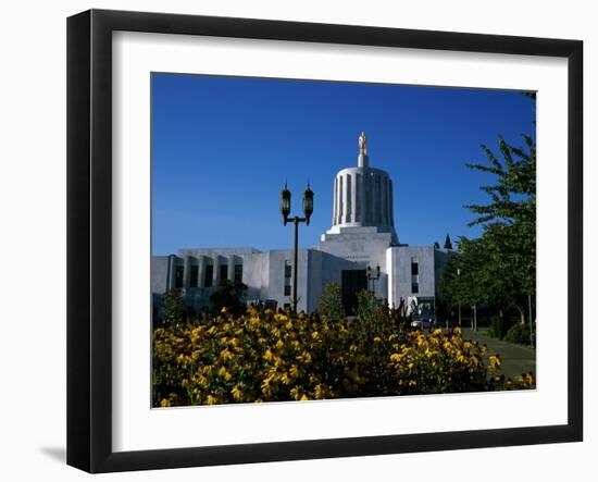 State Capitol, Salem, Oregon, USA-null-Framed Photographic Print