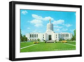 State Capitol, Salem, Oregon-null-Framed Art Print