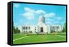 State Capitol, Salem, Oregon-null-Framed Stretched Canvas