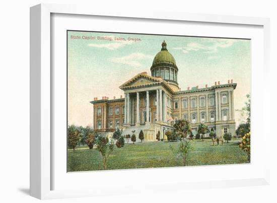 State Capitol, Salem, Oregon-null-Framed Art Print