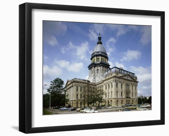 State Capitol, Springfield, Illinois, USA-null-Framed Premium Photographic Print