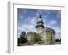 State Capitol, Springfield, Illinois, USA-null-Framed Premium Photographic Print