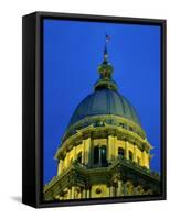 State Capitol, Springfield, Illinois, USA-null-Framed Stretched Canvas