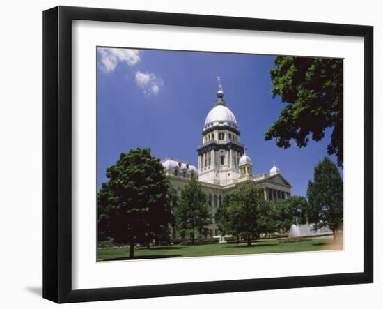 State Capitol, Springfield, Illinois, USA-null-Framed Photographic Print