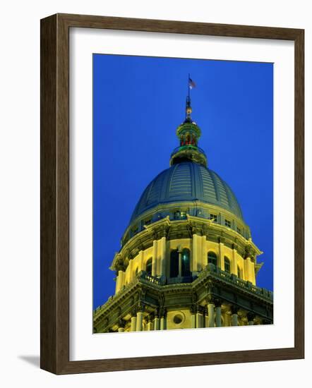 State Capitol, Springfield, Illinois, USA-null-Framed Photographic Print