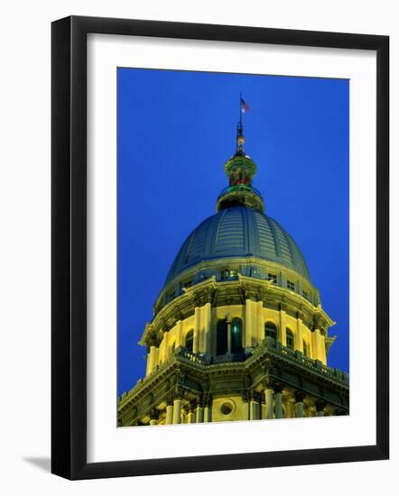 State Capitol, Springfield, Illinois, USA-null-Framed Photographic Print