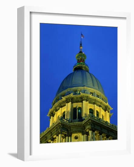 State Capitol, Springfield, Illinois, USA-null-Framed Photographic Print