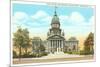 State Capitol, Springfield, Illinois-null-Mounted Premium Giclee Print