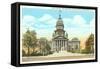 State Capitol, Springfield, Illinois-null-Framed Stretched Canvas