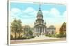 State Capitol, Springfield, Illinois-null-Stretched Canvas