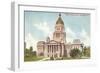 State Capitol, Springfield, Illinois-null-Framed Art Print