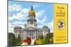 State Capitol, Springfield, Illinois-null-Mounted Art Print