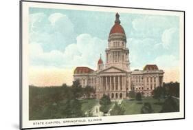 State Capitol, Springfield, Illinois-null-Mounted Art Print
