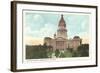 State Capitol, Springfield, Illinois-null-Framed Art Print