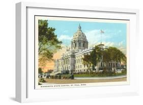 State Capitol, St. Paul, Minnesota-null-Framed Art Print